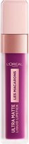 L'Oréal Paris Les Macarons Langhoudende Matte Lipstick - 840 Infinite Plum – Paars – 6,7 ml