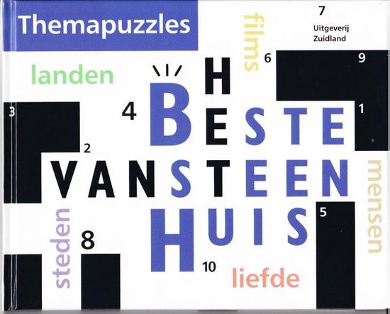 Cover van het boek 'Het Beste Van Steenhuis / Themapuzzles' van Jelmer Steenhuis