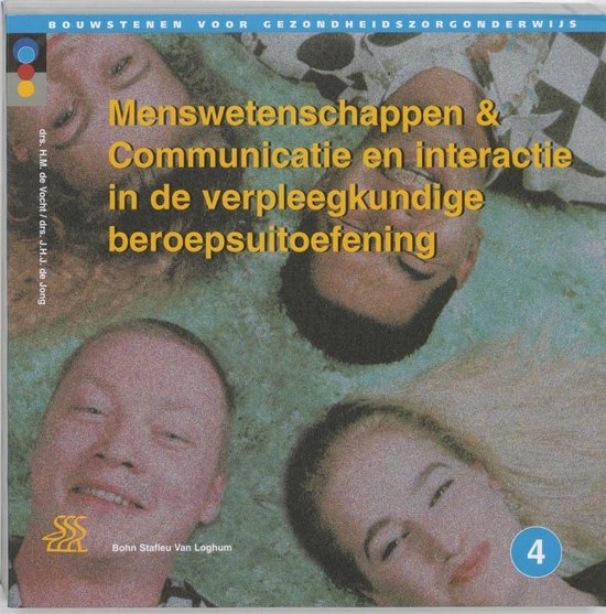 Cover van het boek 'Menswetenschappen & communicatie en interactie in de verpleegkundige beroepsuitoefening / druk 1' van Janny de Jong en H.M. de Vocht