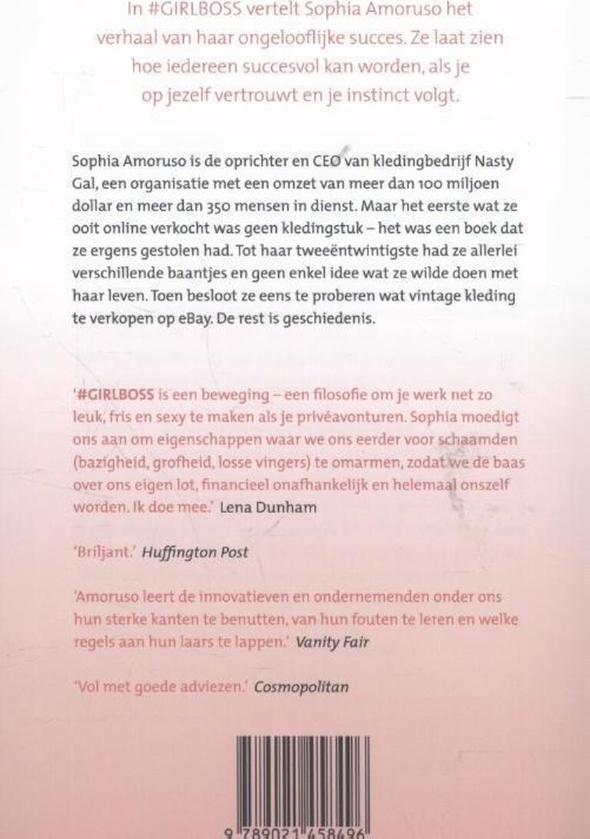 #GirlBoss - back cover