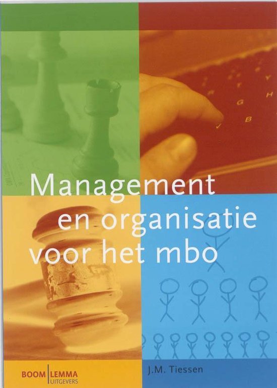 Cover van het boek 'Management en organisatie voor het mbo' van J.M. Tiessen