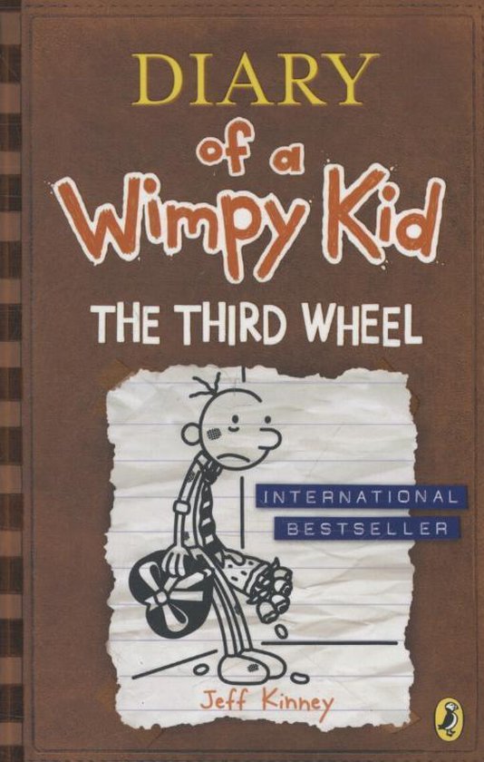 Diary Of A Wimpy Kid The Third Wheel - cover