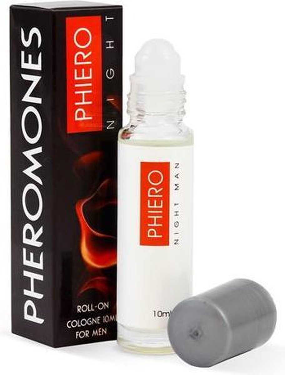 500Cosmetics Phiero Night - Eau De Parfum Voor Mannen - Met Feromonen - Roll-on - 10ml