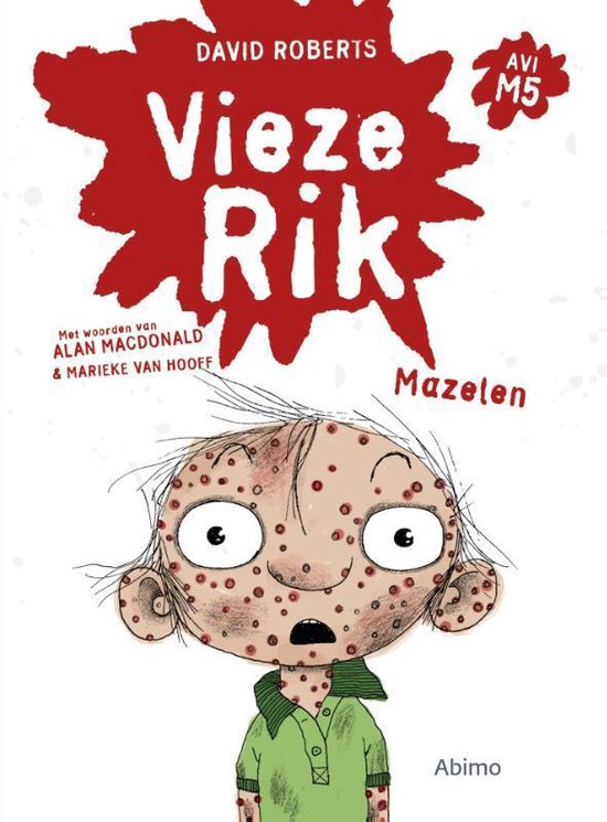 Omslag van Vieze Rik - Mazelen door David Roberts