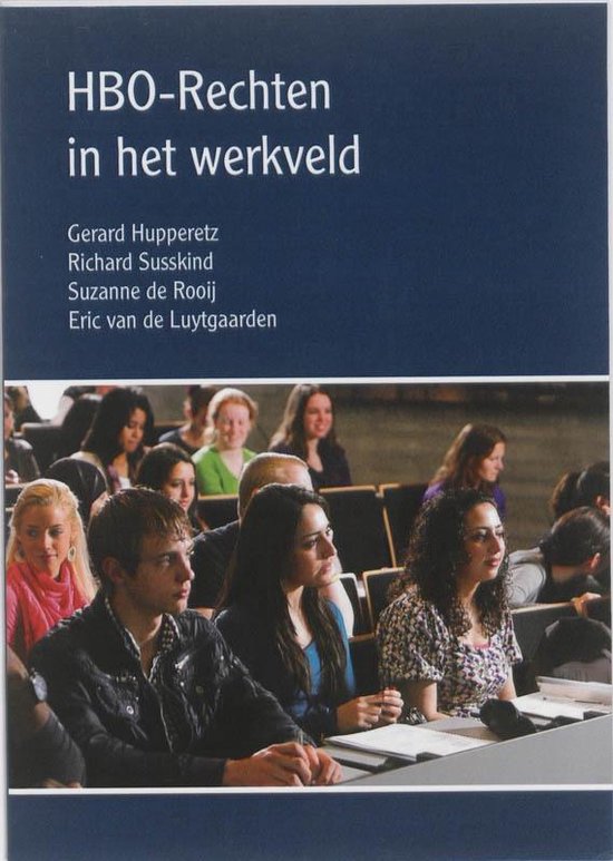 Cover van het boek 'HBO-Rechten in het werkveld / druk 1' van G. Hupperetz