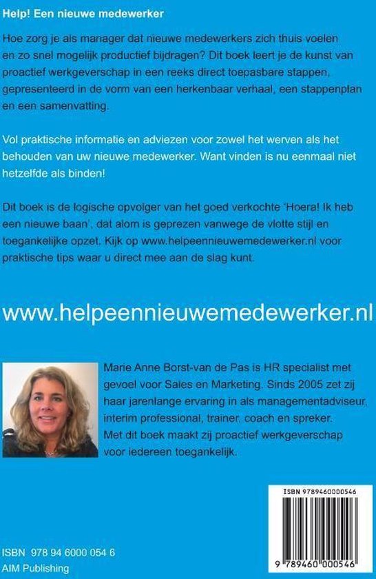 Help! een nieuwe medewerker