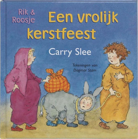 Cover van het boek 'Rik & Roosje / Een vrolijk kerstfeest' van Carry Slee
