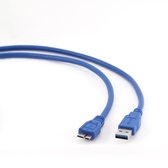 CablExpert CCP-mUSB3-AMBM-0.5M - Oplaadkabel USB - micro USB, USB 3.0