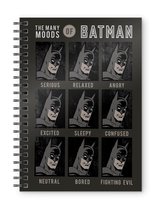 Sd Toys Notitieboek Dc Comic: Batman 15 X 21 Cm Karton Zwart