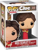 Pop! Vinyl: Clue - Miss Scarlet with Candlestick