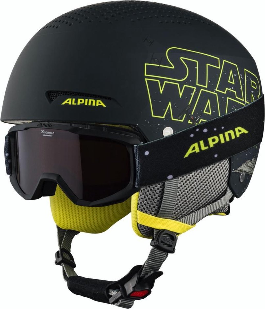 Alpina Zupo Disney Skihelm + Skibril - Star Wars | | Maat: 48 - 52 cm