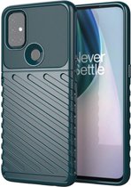 OnePlus Nord N10 5G Hoesje TPU Thunder Design Groen