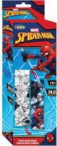 Marvel Puzzel Spider-man Jongens 48 Cm Karton 24 Stukjes - Multicolor