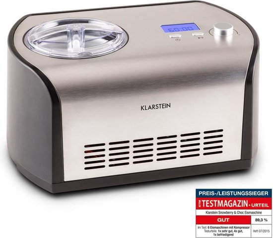 Snowberry & Choc ijsmachine 1,2l koelingsfunctie RSV