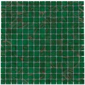 1,04m² - Mozaiek Tegels - Amsterdam Vierkant Midden Groen 2x2