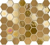 1m² -Mozaiek Valencia Hexagon Mosterd 4,3x4,9