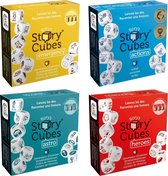 Spellenbundel - Dobbelspel - 4 Stuks - Rory's Story Cubes Actions, Astro, Emergency & Heroes