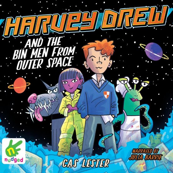 Harvey Drew and the Bin Men From Outer Space - cover