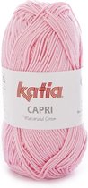 Katia Capri - kleur 121 Medium Bleekrood - 50 gr. = 125 m. - 100% katoen