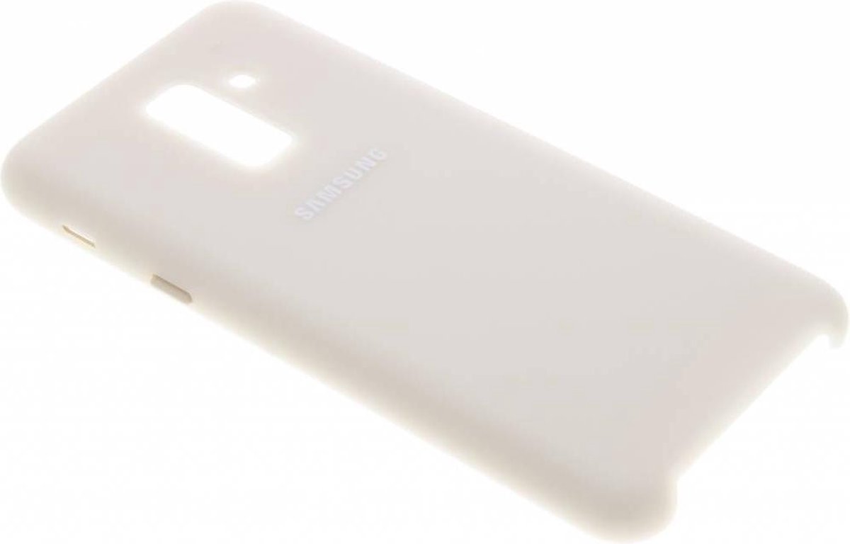 Samsung Dual Layer Hardcase Hoesje - Geschikt voor Samsung Galaxy A6+ (2018) - Goud