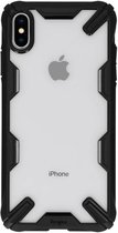 Ringke Fusion X Apple iPhone XS Max Hoesje Doorzichtig Zwart