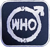 The Who Patch Spray Logo Zwart