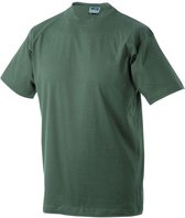 James and Nicholson - Unisex Medium T-Shirt met Ronde Hals (Olijf Groen)