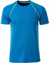 James and Nicholson - Heren Sportshirt (Blauw/Geel)