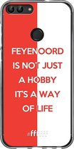 6F hoesje - geschikt voor Huawei P Smart (2018) -  Transparant TPU Case - Feyenoord - Way of life #ffffff