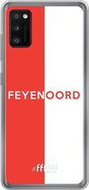 6F hoesje - geschikt voor Samsung Galaxy A41 -  Transparant TPU Case - Feyenoord - met opdruk #ffffff