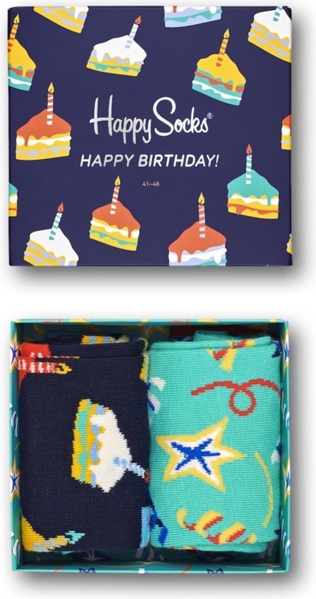 Happy Socks Birthday Gift Box XBDC02-6500 36-40