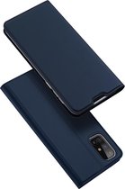 Hoesje geschikt voor Samsung Galaxy M31s - dux ducis skin pro book case - blauw