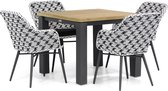 Lifestyle Crossway/Veneto 90 cm dining tuinset 5-delig