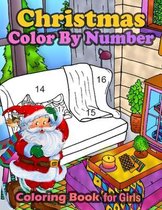 Christmas Color By Number Coloring book For Girls