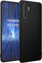 Fonu Siliconen Backcase hoesje Huawei P30 Pro Zwart