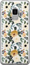 Samsung Galaxy S9 hoesje siliconen - Lovely flowers - Soft Case Telefoonhoesje - Bloemen - Geel