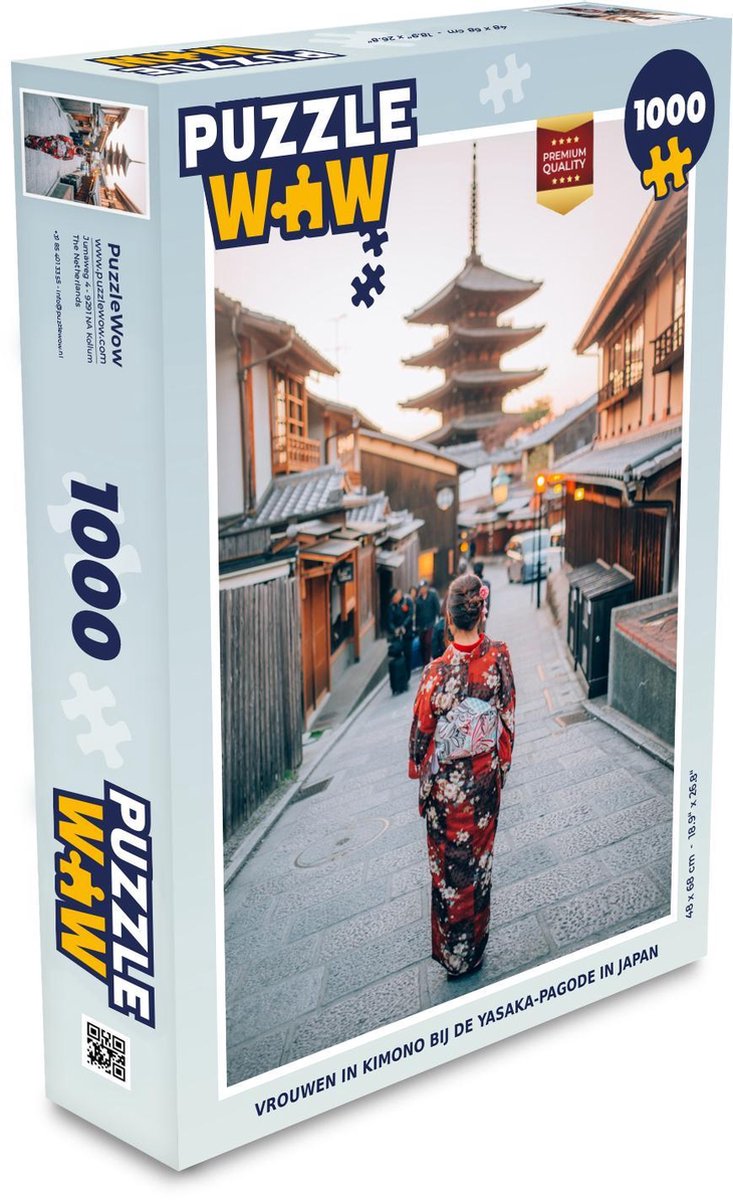vlotter Bestuurbaar Roux Puzzel 1000 stukjes volwassenen Gion 1000 stukjes - Vrouwen in Kimono bij  de... | bol.com