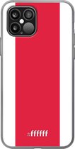 iPhone 12 Hoesje Transparant TPU Case - AFC Ajax #ffffff