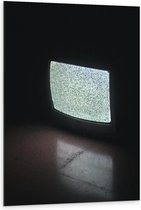 Dibond - Televisie zonder Beeld  - 80x120cm Foto op Aluminium (Met Ophangsysteem)