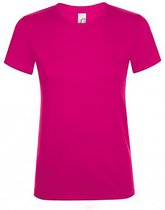 SOLS Dames/dames Regent T-Shirt met korte mouwen (Fuchsia)