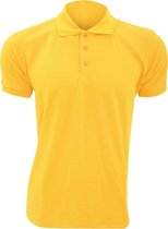 Polo à manches courtes en piqué pour hommes SOLS (or)