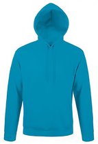 SOLS Snake Unisex Hooded Sweatshirt / Hoodie (Aqua)