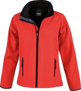 Result Heren Kernafdrukbaar Softshell-jasje (Rood / Zwart)