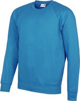 Awdis Academie Herenbemanning Hals Raglan Sweatshirt (Saffier)