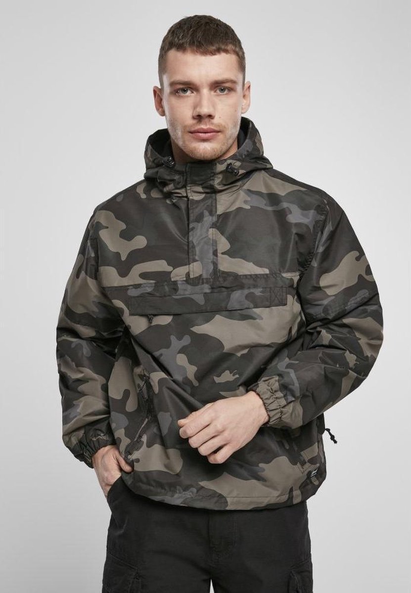 Brandit Jacke Summer Windbreaker in Darkcamo-XXXL Print