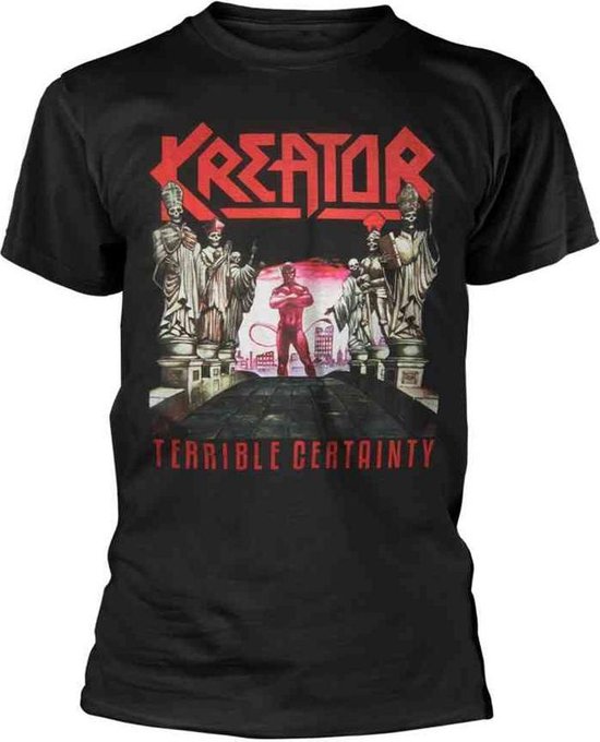 Foto: Kreator heren tshirt xxl terrible certainty zwart