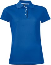 SOLS Dames/dames Performer korte mouw Pique Polo Shirt (Koningsblauw)