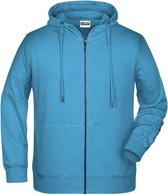 James and Nicholson Heren Basisrits Hoody (Gletsjer Melange)