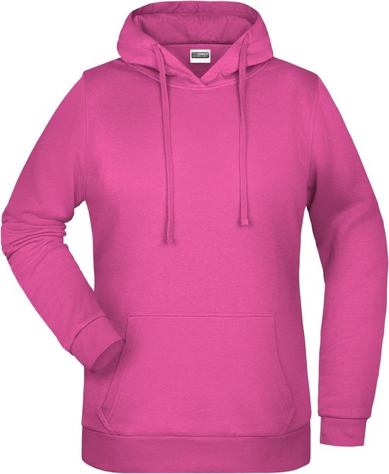 James And Nicholson Femmes / Ladies Basic Hoodie (Rose)