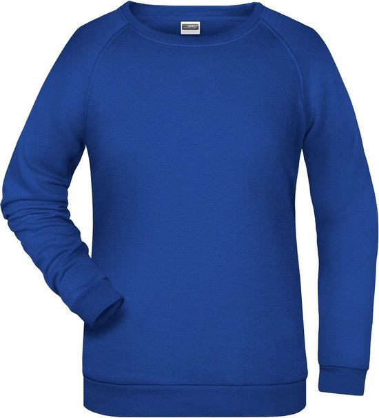 Foto: James and nicholson dames dames basic sweatshirt donker koninklijk 